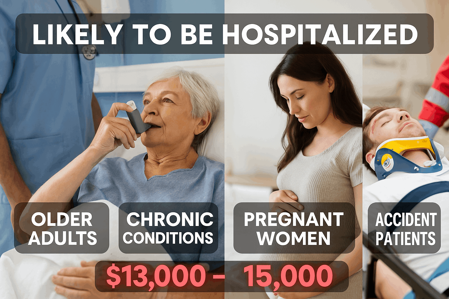 Who is likely hospitalized?